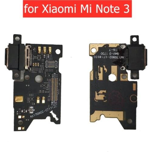For Xiaomi Mi Note 3 USB Charger Connector Flex Cable for Xiaomi Mi Note3 USB Charging Dock PCB Board Flex Cable Repair Parts