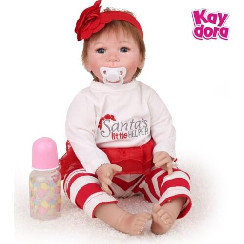 Reborn baby dolls 55cm toys for cloth body made to move BJD doll baby real newborn Toddler Bebe Birthday gift