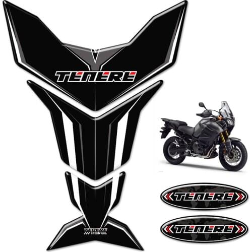 For Yamaha 700 1200 XT Z XT1200Z Stickers Tenere SUPER Tank Pad Protector Trunk Luggage Cases Emblem Badge Logo Fairing Fender