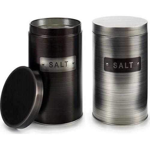 Tin Salt Tin (11 x 18 x 11 cm)
