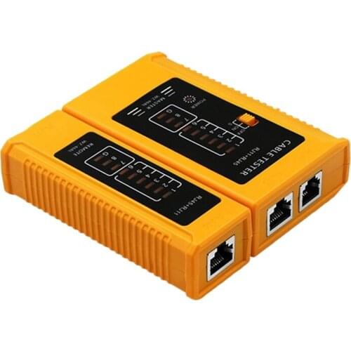 Network Cable Tester Test Tool RJ45 RJ11 RJ12 CAT5 CAT6 UTP USB LAN Wire Ethernet Cable Tester(Battery Not Included)