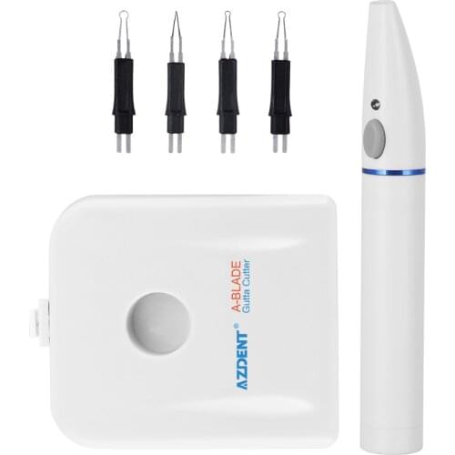 AZDENT 4 Tips Tooth Gum Cutter Oral Dental Gutta Percha Endo Gutta Cutter Gutta Percha Dissolved Breaker Cutter Tooth Whitening