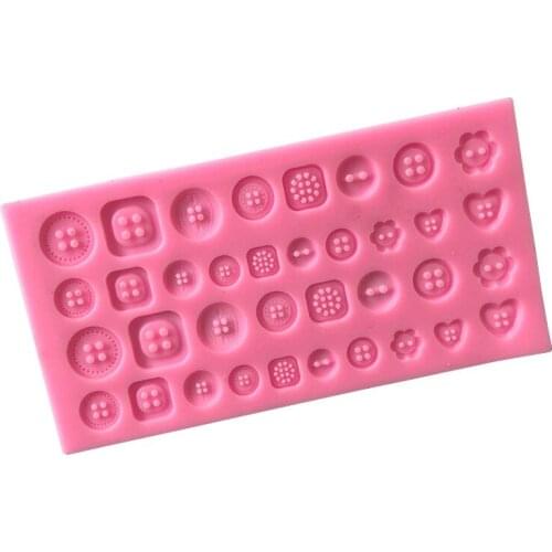 Button Silicone Mould Phone Epoxy Mould Chocolate Mold for Cake Candy Biscuit Resin Earring Mold Silicone Molds for Baking