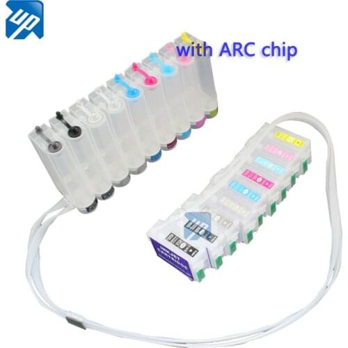 Ink supply system Empty ciss T1571- T1579 for Epson R3000 printer with 2nd generation auto reset chip