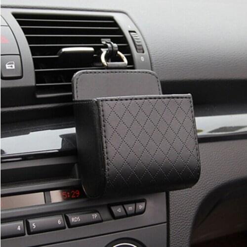 Car Styling For BMW E46 E60 Ford focus 2 Mazda 3 CX-5 Volkswagen Polo Golf 4 Skoda Air Outlet Storage Bag Box Accessories