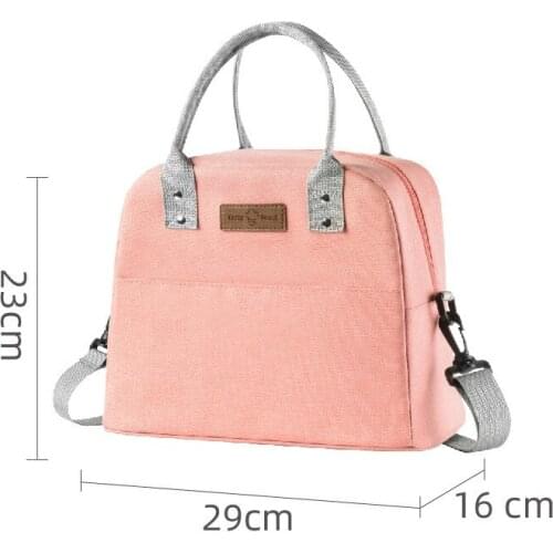 Lunch Bag Insulated Picnic Simple Thermal Food Cold Waterproof Handbag For Women Men Kids Convenient Lunch Box Tote Food Bags