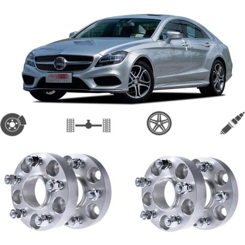 Teeze 4pcs 5X112 66.6CB 25mm Thick Hubcenteric Wheel Spacer Adapters For Mercedes Benz Series