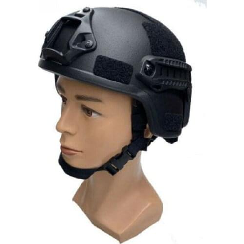 UHMW-PE BALLISTIC IIIA BULLET PROOF HELMET Size L BLACK New High Quality