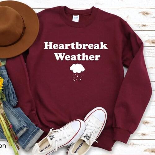 Heartbreak Weather Womens SweatShirt One Direction Niall Horan Outfits 1D Liam Payne Harajuku Clothes Tops Black Shirts Drop