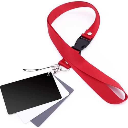 3in1 Grey Card White Balance Card 18% Exposure Gray Card Custom Calibration Camera Checker Video for Digital Photography DSLR