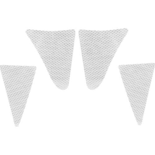 4PCS Car Door Reflective Warning Stickers for Tesla Model Y Safety Warning Mark Open High Reflective Strips