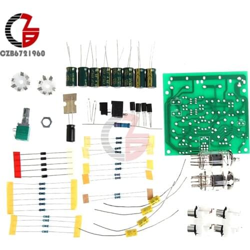 6J1 Tube Preamplifier Headphone Power Amplifier Audio Board Amplificador Pre-Amp Mixer Valve Preamp Bile Buffer Diy Kit