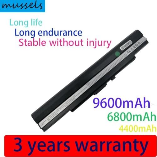 9600mAh Battery For Asus U53F U53J U53JC U52F U43F U43J U43JC U33JC U33J UL80Vt UL50Vt UL30 UL50 UL80 A42-UL30 A42-UL50