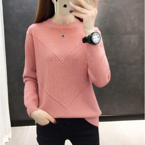 Ay1126 2020 spring autumn winter new women fashion casual warm nice Sweater woman female OL long sleeve knit top women