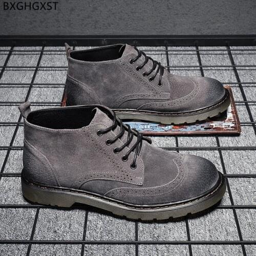 Tactical Shoes Man Ankle Boots Men Leather Casual Shoes Military Boots for Men Male Army Boots for Man 2021 Winter Shoes Men