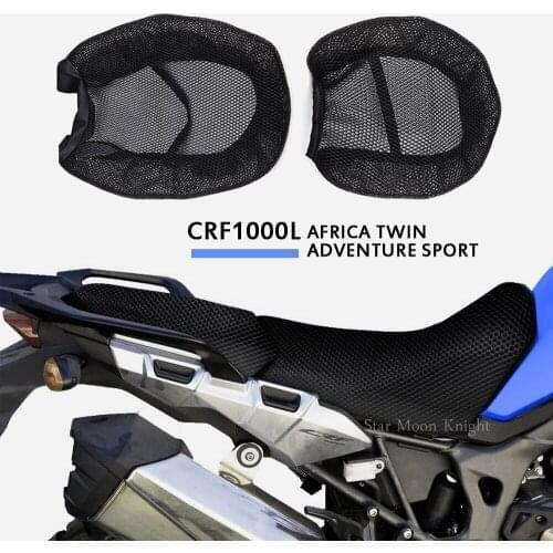 For Honda For HONDA CRF1000L AFRICA TWIN ADVENTURE Motorcycle Seat Cushion Cover Net 3D Mesh Protector Insulation Cushion Cover