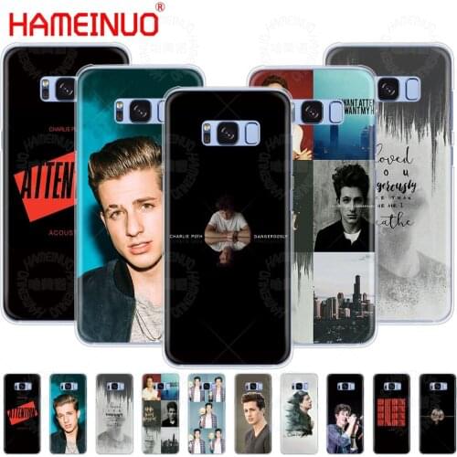 HAMEINUO Charlie Puth cell phone case cover for Samsung Galaxy S9 S7 edge PLUS S8 S6 S5 S4 S3 MINI