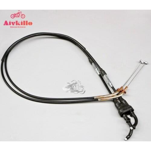 Black Throttle Cable wires For Kawasaki Ninja ZX-10R 2006-2007 ZX10R Motorcycle