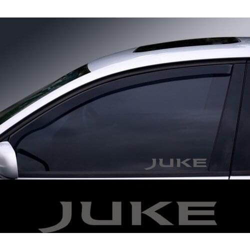 For 2 x Nissan Juke Glass Effect Window Decal, Sticker, Graphic