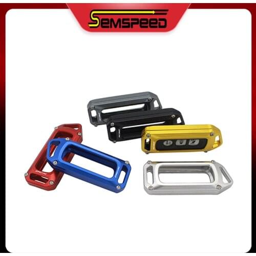 For Honda PCX160 2021 SEMSPEED CNC Aluminum Accessories Motorcycle Key Case Cover Shell Holder Keychain PCX PCX160 Key Cover