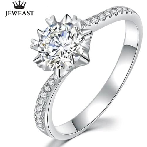 ZSG Natural diamond 18K gold Pure Gold Ring Real 18K gold Solid Gold Ring Trendy Classic Party Fine Jewelry Hot Sell New 2019