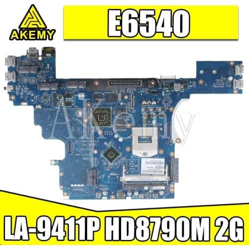 LA-9411P mainboard CN-0VWNW8 For DELL Latitude E6540 Laptop Motherboard VALA0 LA-9411P VWNW8 HM87 PGA947 DDR3 100% Fully Tested