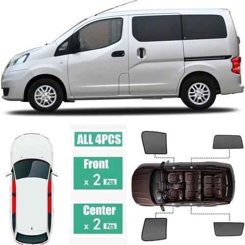 Side Windows Magnetic Sun Shade UV Protection Ray Blocking Mesh Visor Fit For Nissan NV200