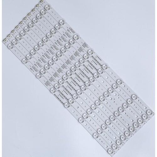 New TV Lamps LED Backlight Strips For Telefunken TF-LED48S39T2S HD TV Bars LE48D8-03(D) PN:30348008220 Kit LED Band Rulers