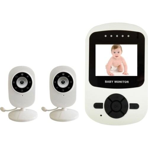 New Arrival Wireless 2.4GHz Baby Monitor kits,2.4"Screen HD Camera Night Vision 2Cameras+1Monitor