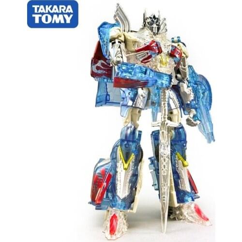 Transformers Genuine Robot Car Autobots Toy Transparent Optimus Prime Cleaver TLK EX Action Figure Collections