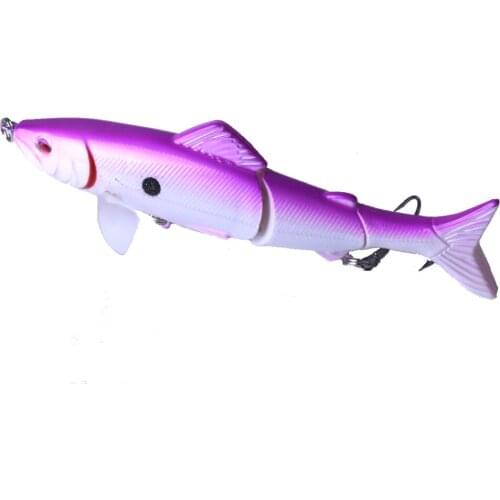 1pcs Top Water Jointed Fishing Lure 12.5cm 19g Hard Minnow Tackle With Hooks Crankbait Wobblers