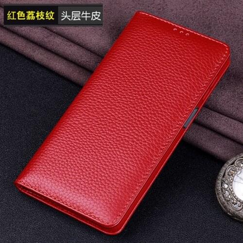 Luxury Genuine Leather Flip Case For Huawei Honor X10 Leather Half Pack Phone Case For Honor X10 Max Phone Cases Shockproof
