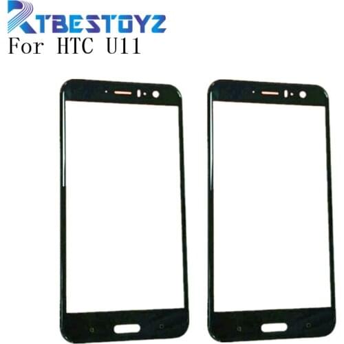 RTBESTOYZ Original 5.5" Front Glass Touch Screen LCD Outer Panel Lens For HTC U11 U 11 U-3w W-1w