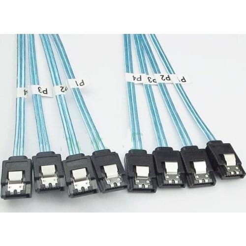 Server SAS Cable High quality SATA 3 6Gbps X 4 High speed Serial port Data line