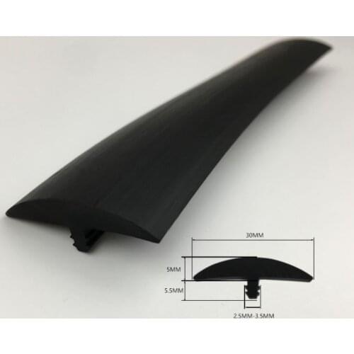 T-type 5M / 10M Anti Collision Rubber strip Soundproof Caulking Window Door Seal Strip Home Hardware