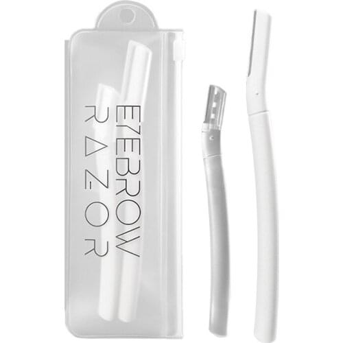 NEW 3Pcs/Set Facial Eyebrow Trimmer Armpit Hair Razor Beauty Face Eye brow Shaper Shaver Stainless Steel Blades Makeup Tools