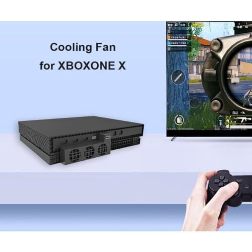 USB Cooling Fan Ventilation for Xbox One X Series Game Console Game Accessories Cooler External 3 Fans Cooling System