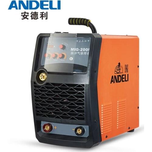 High Frequency mig-200 igbt inverter co2 welding machine Pulse double protected welding 220V 380V gas protection aluminum welder