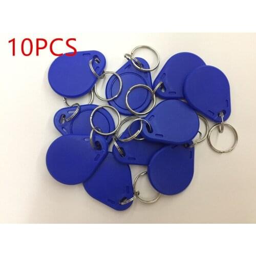 10pcs / lot Changeable UID NFC IC tag token keyfob rfid 1 k S50 13.56 MHz ISO14443A Recordable