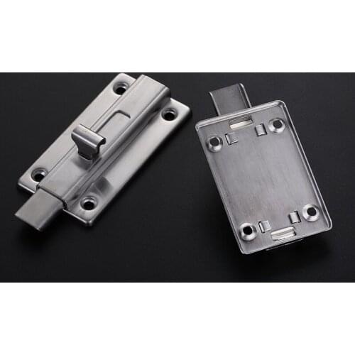 1 PCS Stainless Steel 2\3\4 Inch Door Latch Barrel Bolt Latch Hasp Stapler Gate Lock Safety Easy To Install