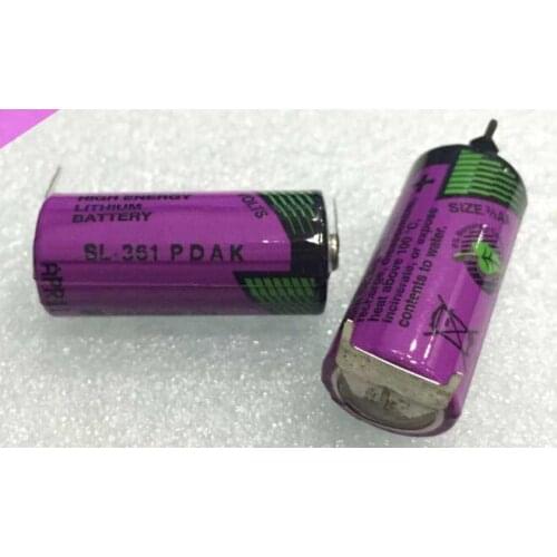 2PCS SL-361 PPIJ 3.6V 2/3AA 1600MAH PCL Industrial Memory Battery