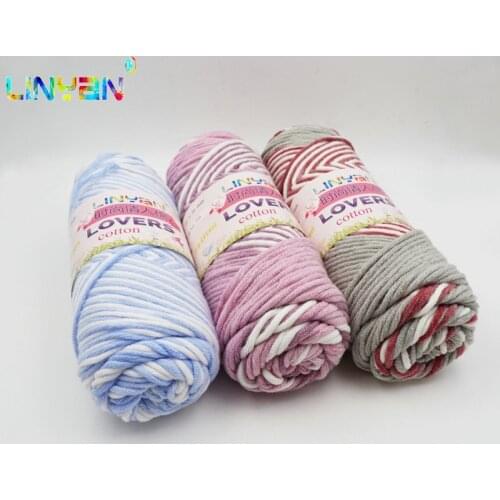3 pieces cotton lover yarn knitting thread cheap yarn for knitting yarn Hand-woven sweaters crochet wool knitting tricot t3