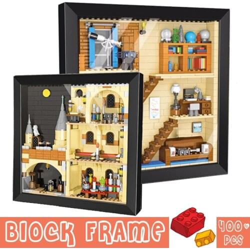 400+Pcs New Blocks Frame Building Blocks Bricks Toys Gifts Kids Children City Friends Series Decoration 2 Types