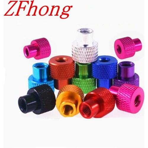 5pcs/lot M3 M4 m5 m6 m8 colourful aluminum Frame Hand Tighten Flange Nut step knurled thumb nut