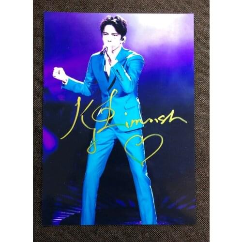 Dimash Kudaibergen autographed signed photo 5*7 inches authentic freeshipping 69E04