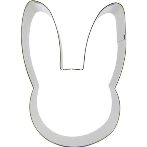 Big whiite rabbit head shape biscuit cutting molds, baking tools, cake decorating soft candy tools