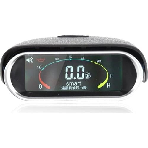 12v/24v Truck Car Oil Pressure Gauge Engine Oil Pressure Meter Monitor Displayer Sunshield digital oil press gauges