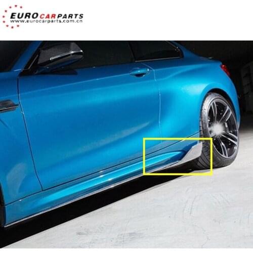 F87 M2 side winglets fit for M series F87 2015-2018year M2 MP carbon fiber side winglets for M2