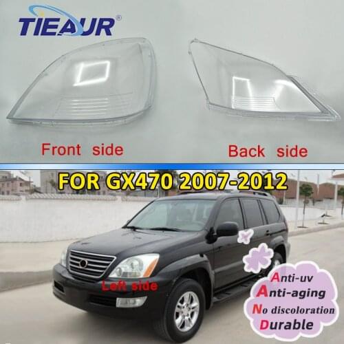 Headlight Transparent Lens Cover for For Lexus GX470 2007-2012 Front Auto Lampshade Shell Replacement
