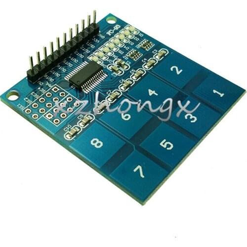 Straight needle 8 TTP226 capacitive touch switch digital touch sensor module clearance